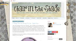 Desktop Screenshot of chairintheshade.com